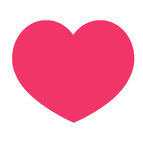 icone coeur like rose d'instagram